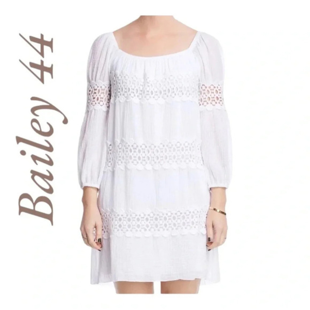 Bailey 44 Mykonos Crochet Dress in‎ Black size S